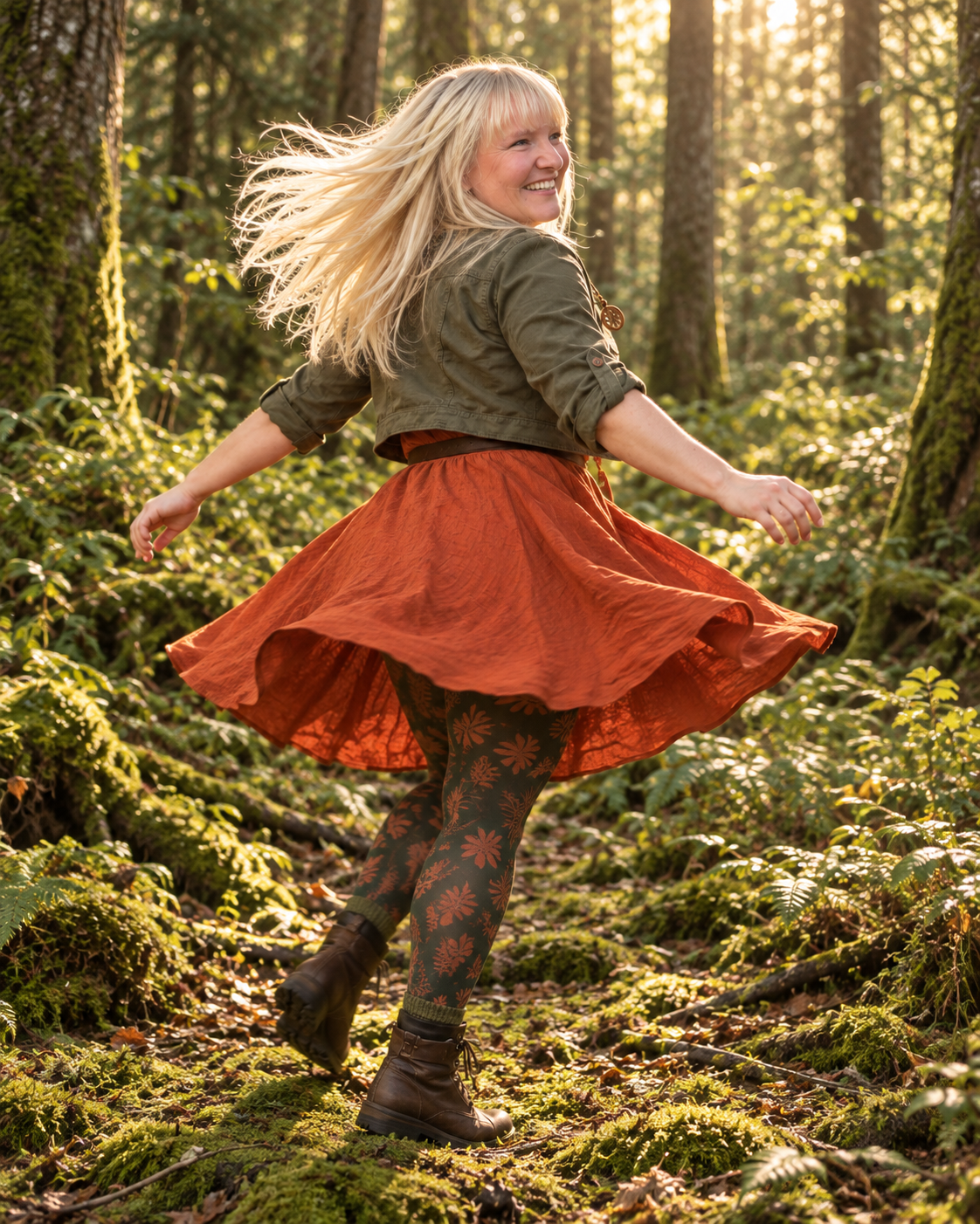 Franziska von Waldgöre im Wald